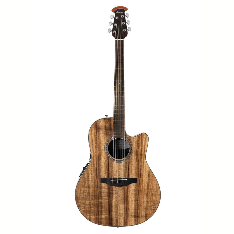 Ovation CS24P-FKOA Celebrity Standard Plus Series – Guitare électro-acoustique Lyrachord de profondeur moyenne – Koa figuré