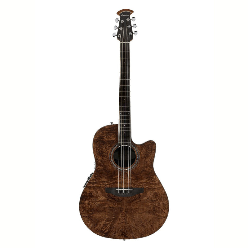 Ovation CS24P-NBM Celebrity Standard Plus Series - Mid Depth Lyrachord Acoustic-Electric Guitar - Nutmeg Burled Maple