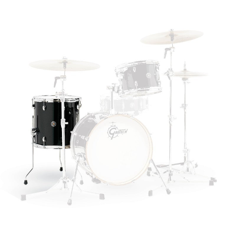 Gretsch Drums Catalina Club Tom au sol 35,6 x 35,6 cm, noir piano