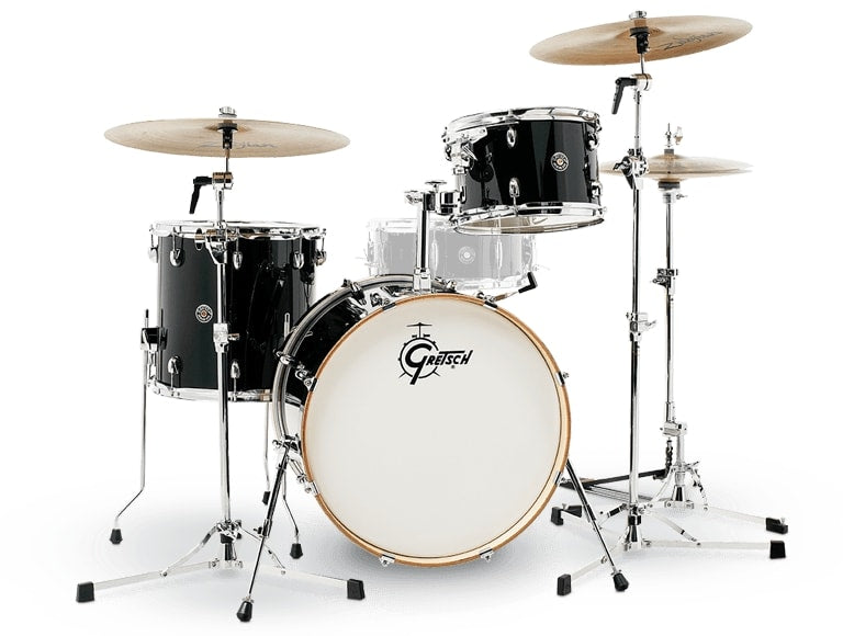 Gretsch Drums CT1-J403-PB Catalina Club 3-Piece Shell Pack (Piano Black)