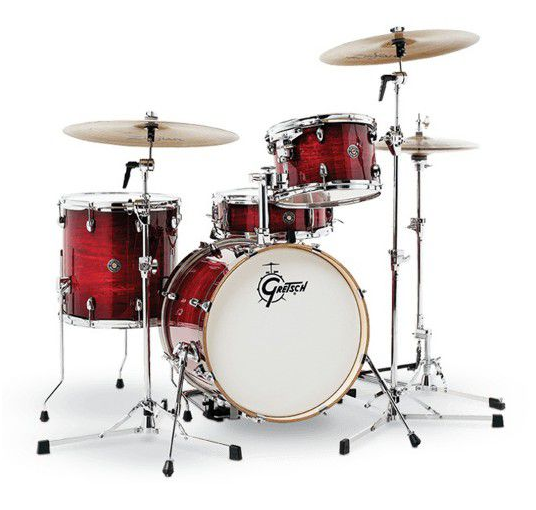 Gretsch Drums CT1-J404-GCB Catalina Club 4-Piece Drum Shell Pack (Gloss Crimson Burst)