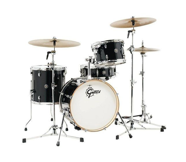 Gretsch Drums CT1-J404-PB Catalina Club 4-Piece Drum Shell Pack (Piano Black)