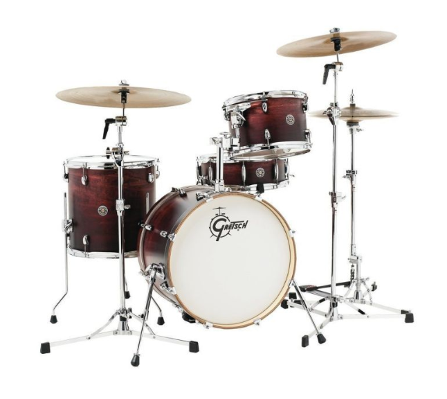 Gretsch Drums CT1-J404-SAF Catalina Club 4-Piece Drum Shell Pack (Satin Antique Fade)