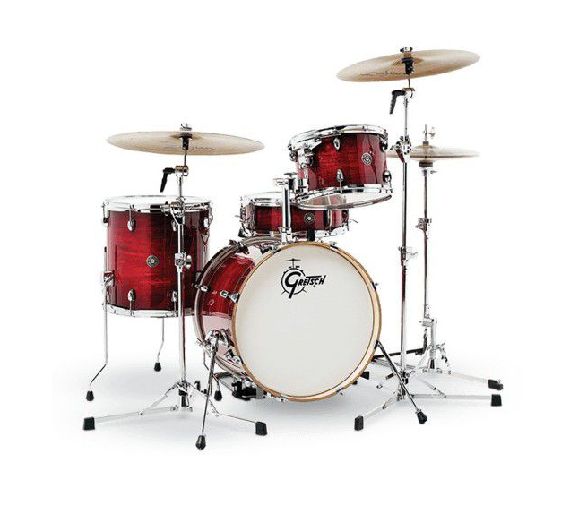 Gretsch Drums CT1-J483-GCB Catalina Club 3-Piece Drum Shell Pack (Gloss Crimson Burst)