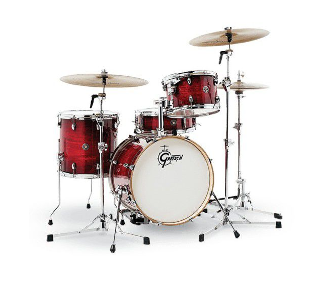 Gretsch Drums CT1-J484-GCB Catalina Club 4-Piece Drum Shell Pack (Gloss Crimson Burst)