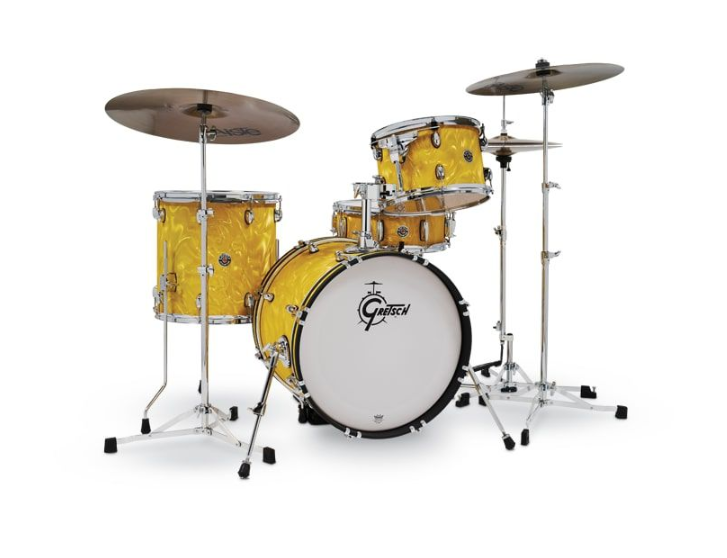 Gretsch Drums CT1-J484-YSF Catalina Club Jazz 4-Piece Shell Pack (Yellow Satin Flame)