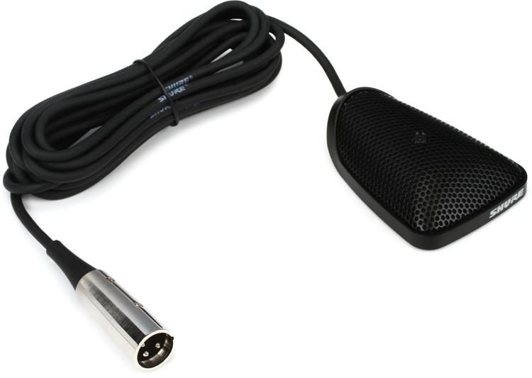 Shure CVB-B/C Microphone à condensateur cardioïde Centraverse (Noir)