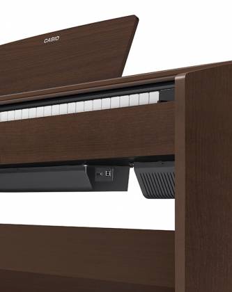 Casio PX870BN Privia Piano numérique 88 touches avec support d'armoire et pédales (noyer)