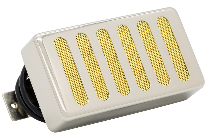 Seymour Duncan 11101-05-RNRC-GM SH-1b ‘59 Model Raw Nickel Radiator Cover over Gold Foil (Bridge)