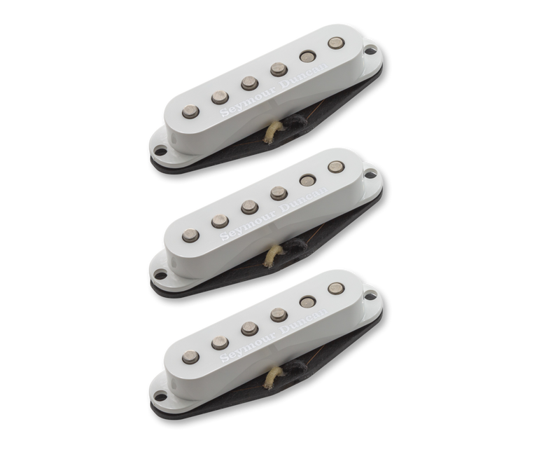 Seymour Duncan 11204-08-CSET APS2SET AlnicoPro II Flat Strat Calibrated Set Blanc