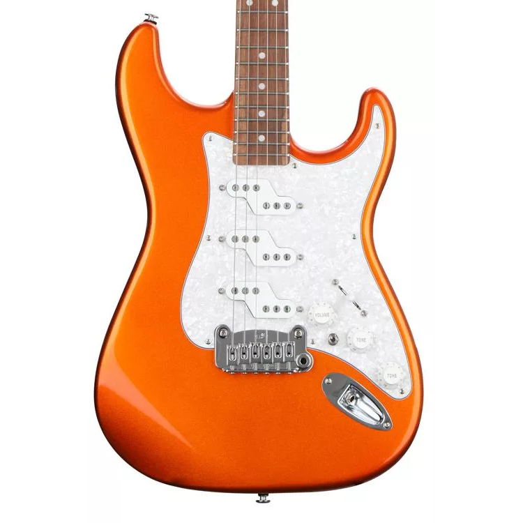 G&L FULLERTON DELUXE COMANCHE Alder Body With Maple Fingerboard Electric Guitar - Tangerine Metallic