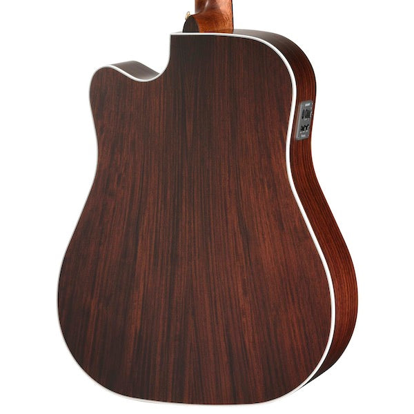 Walden Guitars NATURA 600 - Guitare acoustique Dreadnought Pan coupé - Table en épicéa Stika massif