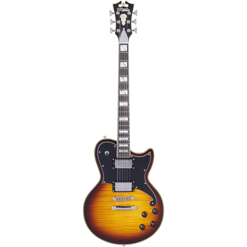 D'Angelico DELUXE ATLANTIC Series Electric Guitar (Vintage Sunburst)