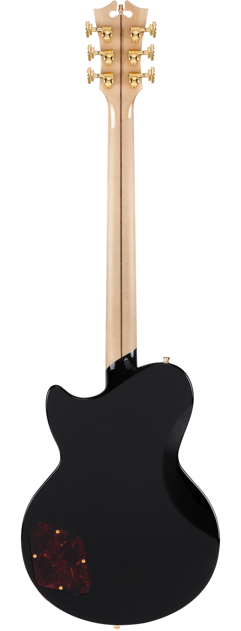 D'Angelico DADBATLSBKGS Guitare électrique (Noir massif)