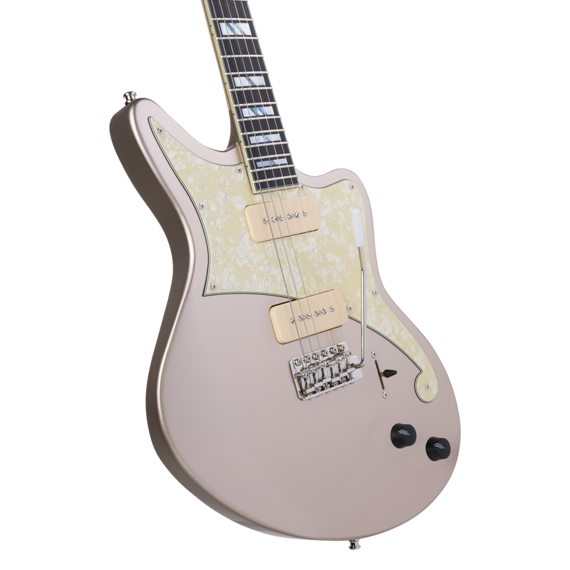 D'Angelico DELUXE BEDFORD Series Electric Guitar (Desert Gold)