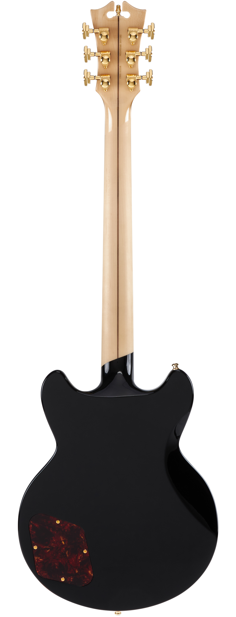 D'Angelico DADBRISBK2GS Guitare électrique (Noir massif)