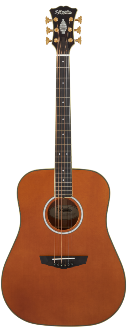 D'Angelico EXCEL LEXINGTON Series Acoustic Electric Guitar (Vintage Natural)