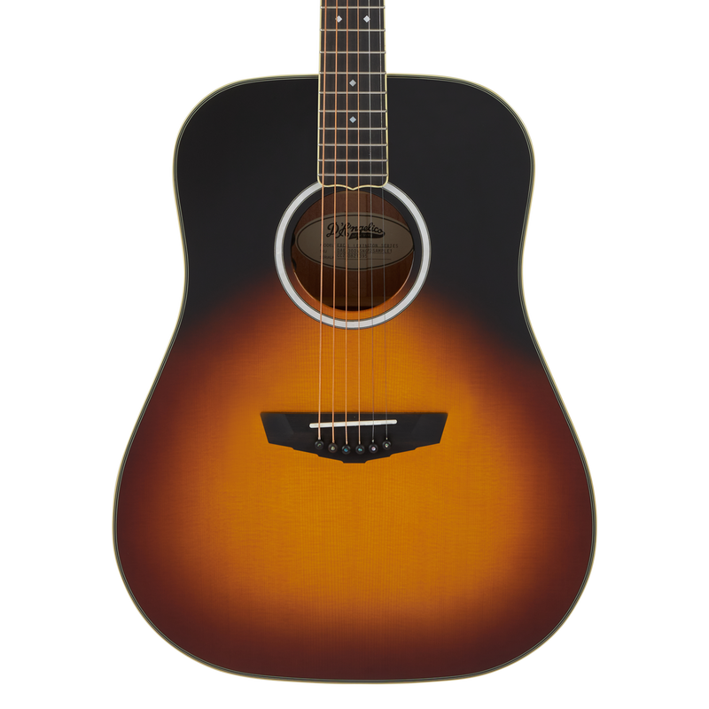 D'Angelico DAED300VSNGP2 Excel Lexington Series Guitare électrique acoustique (coucher de soleil d'automne)