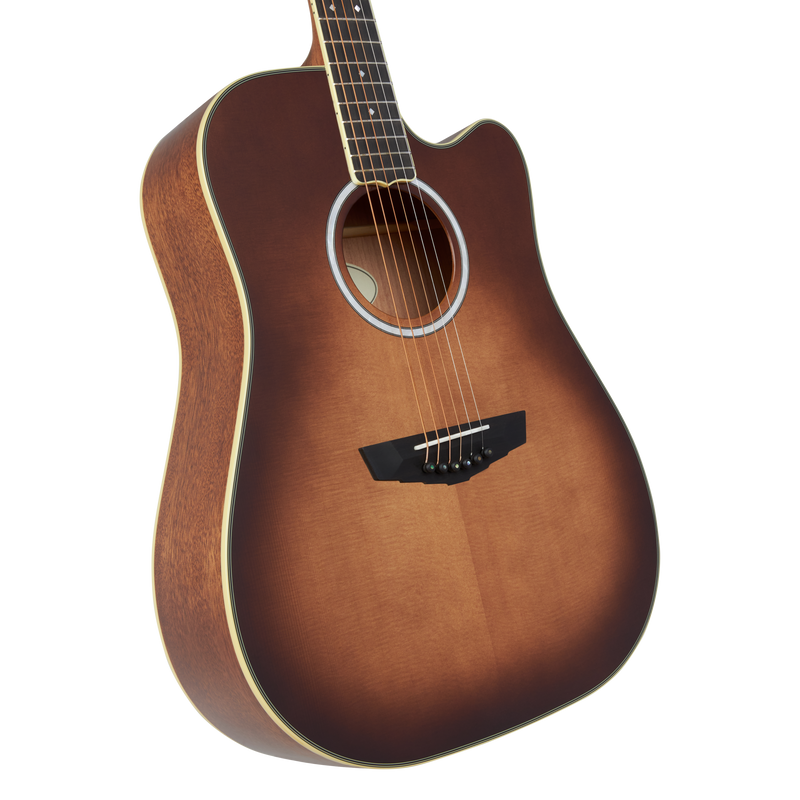 D'Angelico DAED500ATBGP2 Excel Bowery Dread Guitare électro-acoustique (Autumn Burst)