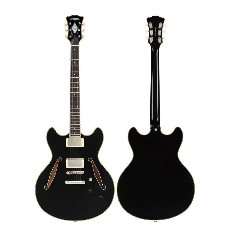 D'Angelico DAEDCTSBKSNS Guitare électrique semi-creuse (noir)