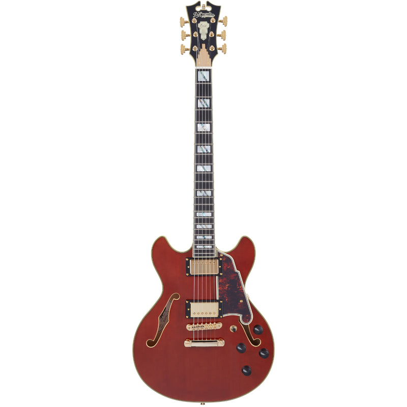 D'Angelico EXCEL MINI DC Series Semi Hollow-Body Electric Guitar (Viola)