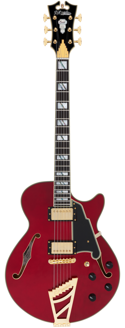 D'Angelico EXCEL SS Series Semi Hollow-Body Electric Guitar (Trans Cherry)