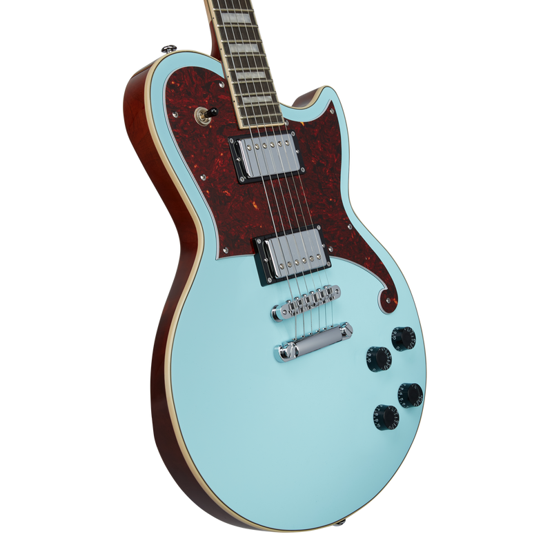 D'Angelico DAPATLSBMCS Electric Guitar (Sky Blue)