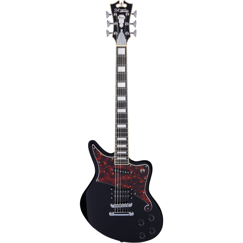 D'Angelico DAPBEDSBKCS PREMIER BEDFORD Série Offset Solid Body avec micros Seymour Duncan Guitare électrique - Noir