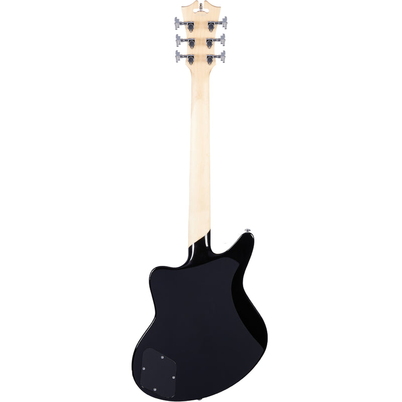 D'Angelico DAPBEDSBKCS PREMIER BEDFORD Série Offset Solid Body avec micros Seymour Duncan Guitare électrique - Noir