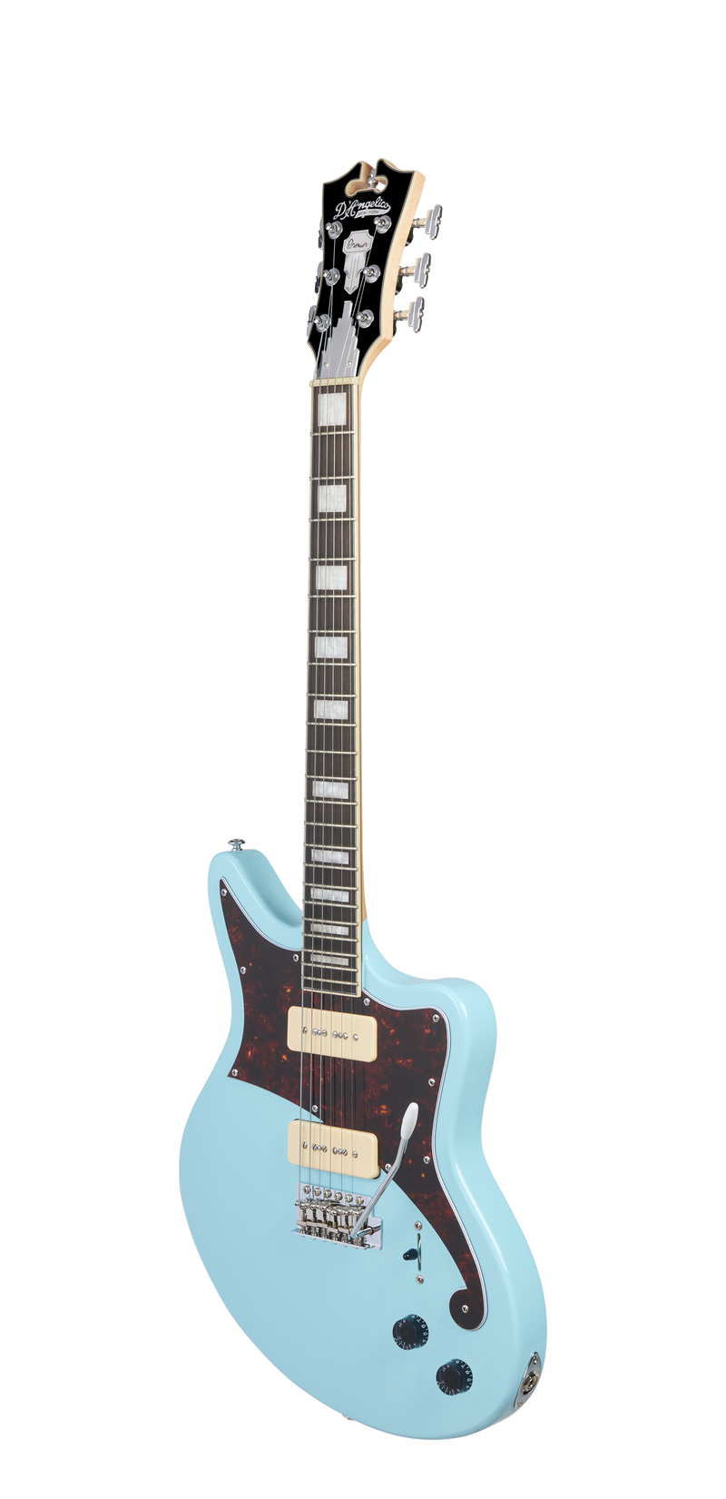 D'Angelico DAPBEDSBMCTR Guitare électrique (Bleu ciel)