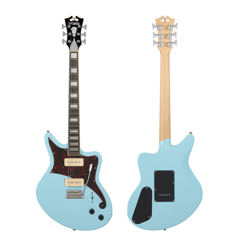 D'Angelico DAPBEDSBMCTR Guitare électrique (Bleu ciel)