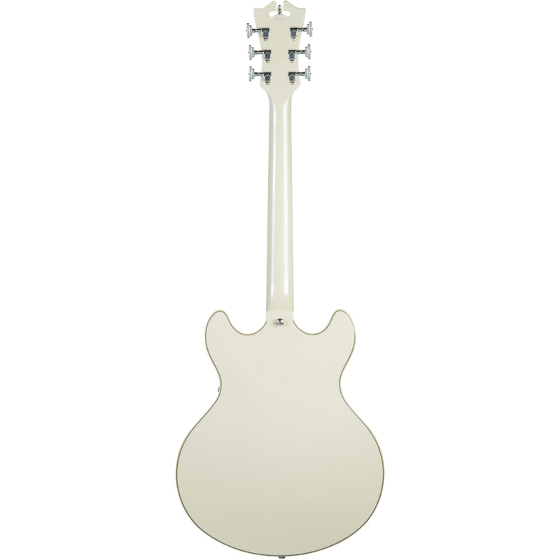 D'Angelico DAPDCCMPCSCB Guitare électrique semi-creuse (Champagne)