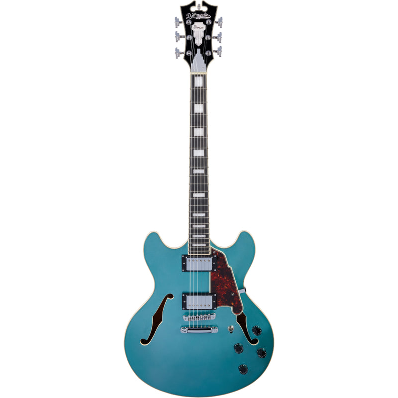 D'Angelico DAPDCOTCSCB Guitare électrique semi-creuse (Océan Turquoise)