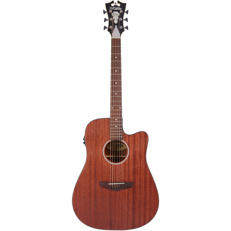 D'Angelico PREMIER BOWERY Series Acoustic Electric Guitar (Mahogany Satin)