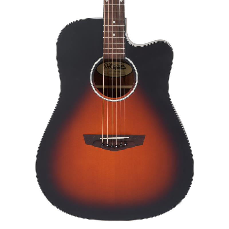 D'Angelico PREMIER BOWERY LS Acoustic Electric Guitar (Satin Vintage Sunburst)