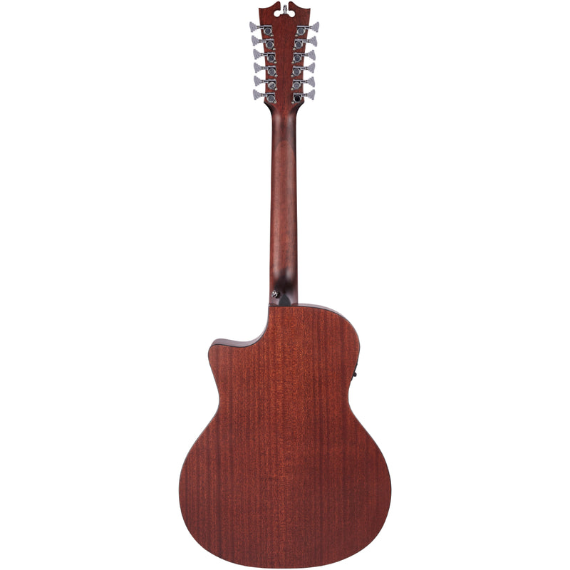 D'Angelico PREMIER FULTON Series 12-String Acoustic Electric Guitar (Mahogany Satin)
