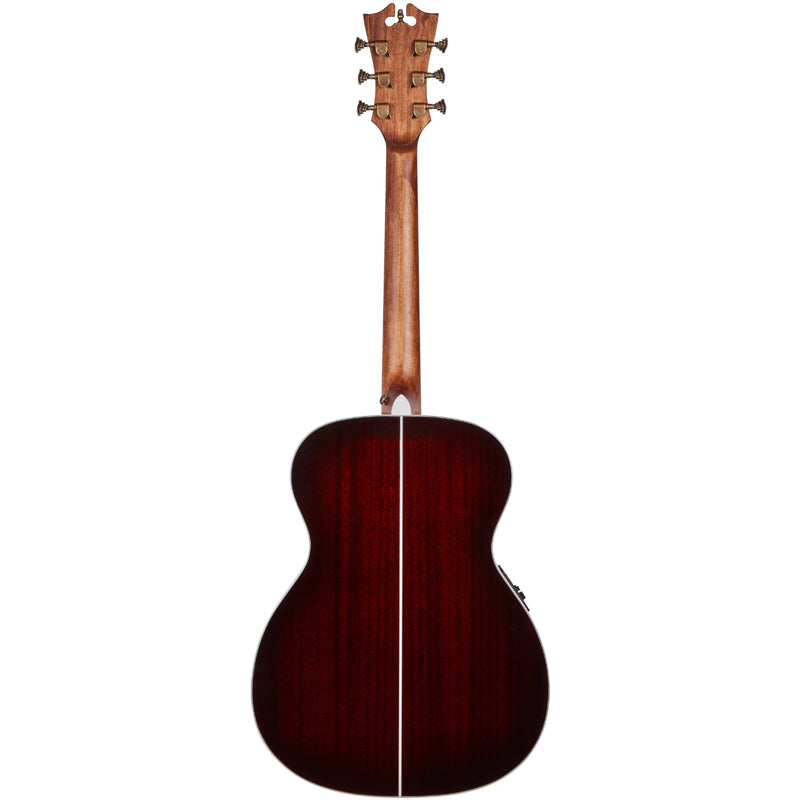 D'Angelico PREMIER TAMMANY Series Acoustic Electric Guitar (Trans Black Cherry Burst)