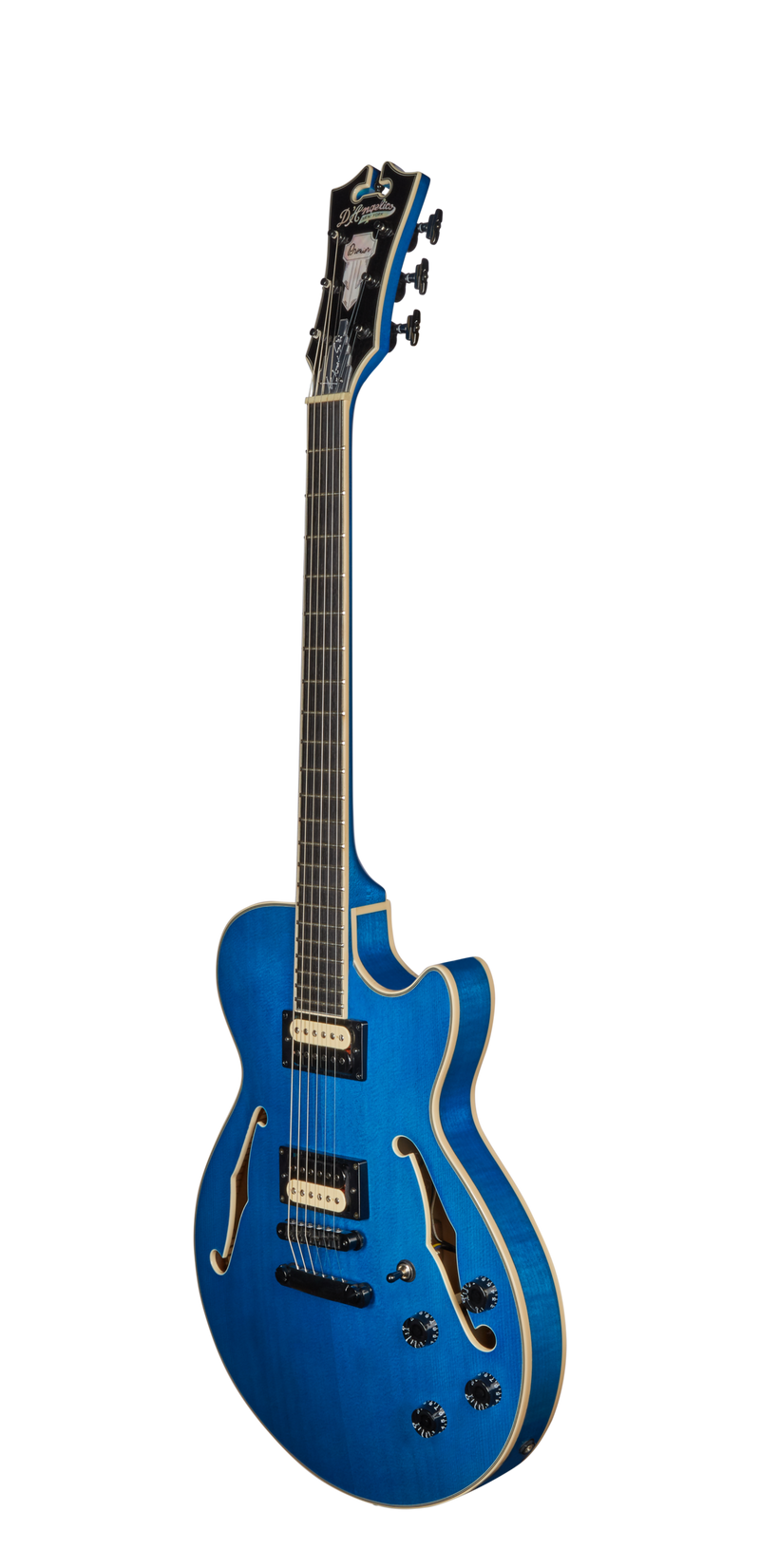 D'Angelico FABRIZIO SOTTI Signature Hollow Body Electric Guitar (Blue)