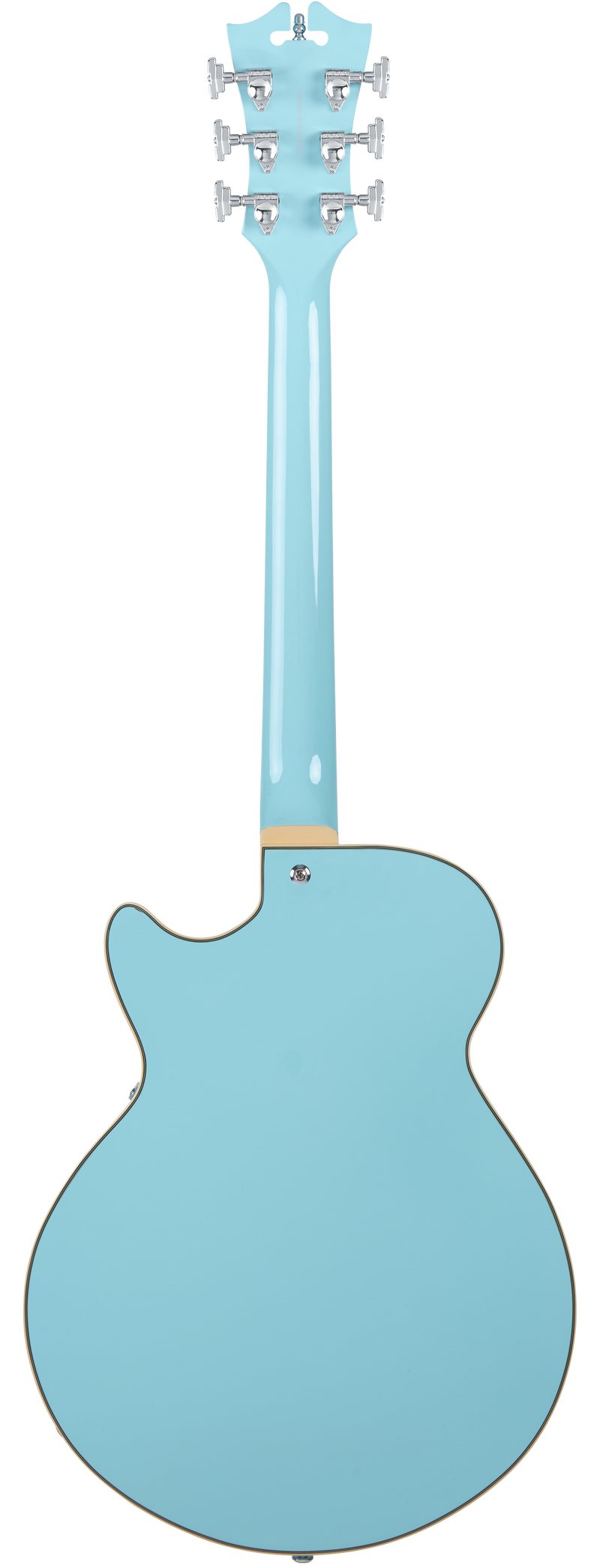 D'Angelico DAPSSSKBCS Premier SS Guitare électrique semi-creuse (bleu ciel)