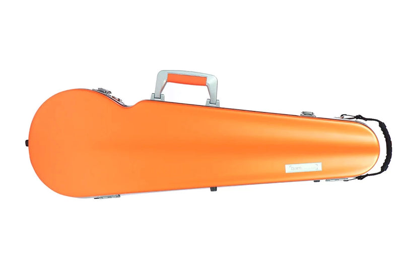 Bam DEF2002XLO La Defense Hightech Contoured Violin Case (Orange)