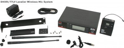 Galaxy Audio DHXR/77LV 120 Channel Professional Wireless Lavalier Microphone System