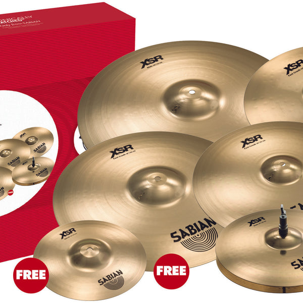 Sabian xsr shop cymbal pack