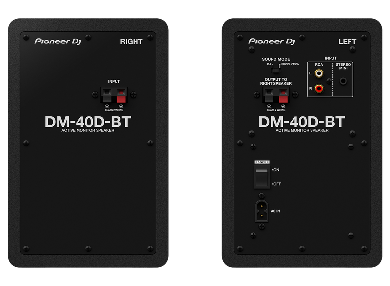 Pioneer DJ DM-40D Active Desktop Monitors - 4"