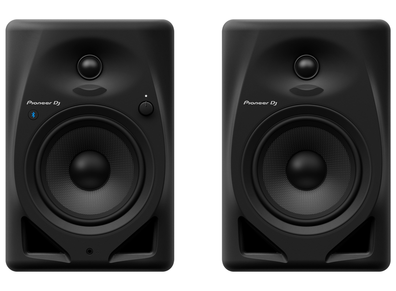 Pioneer DJ DM-50D-BT Compact 5'' Studio Monitor Speakers With Bluetooth Pair (Black)