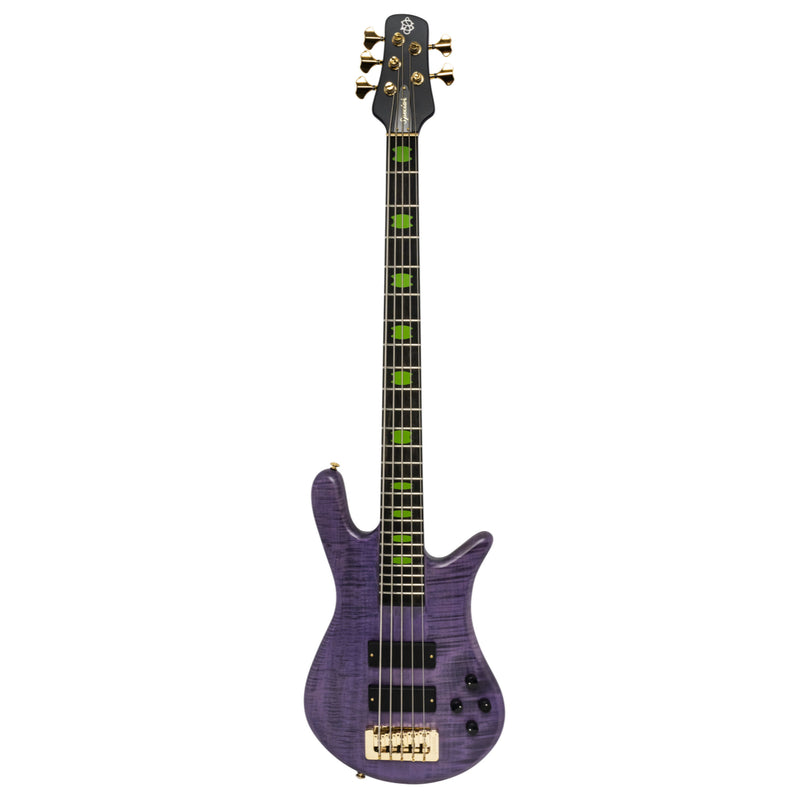 Spector SKYLER5VSM Skyler Acord Signature - 5-String Electric Bass with Custom Bartolini Pickups - Violet Stain Matte