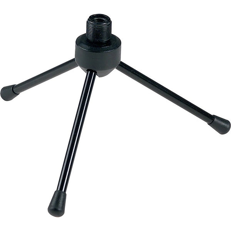 Proel DST40TL Desktop Microphone Stand Collapsible Universal Adapter - Matte Black