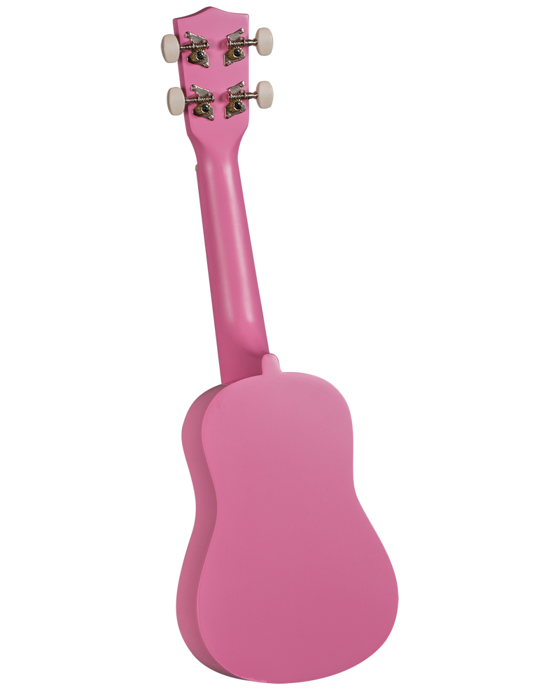 Diamondhead DU-129 Tropical Satin Soprano Ukulele (Flamingo Pink)