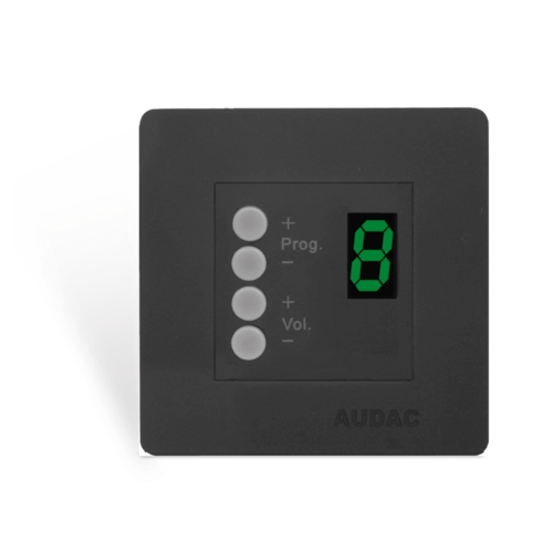 Audac DW3020 Wall Panel Controller (Black)