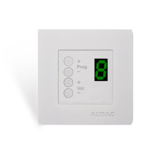 Audac DW3020 Wall Panel Controller (White)