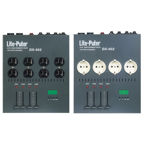 Lite-Puter DX-402A 4 Channels DMX Dimmer Pack